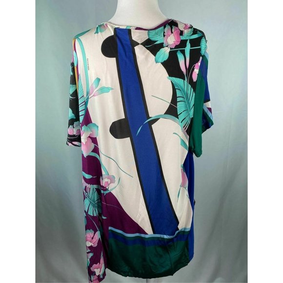 Perte by Krizia knot floral print top - Picture 5 of 6